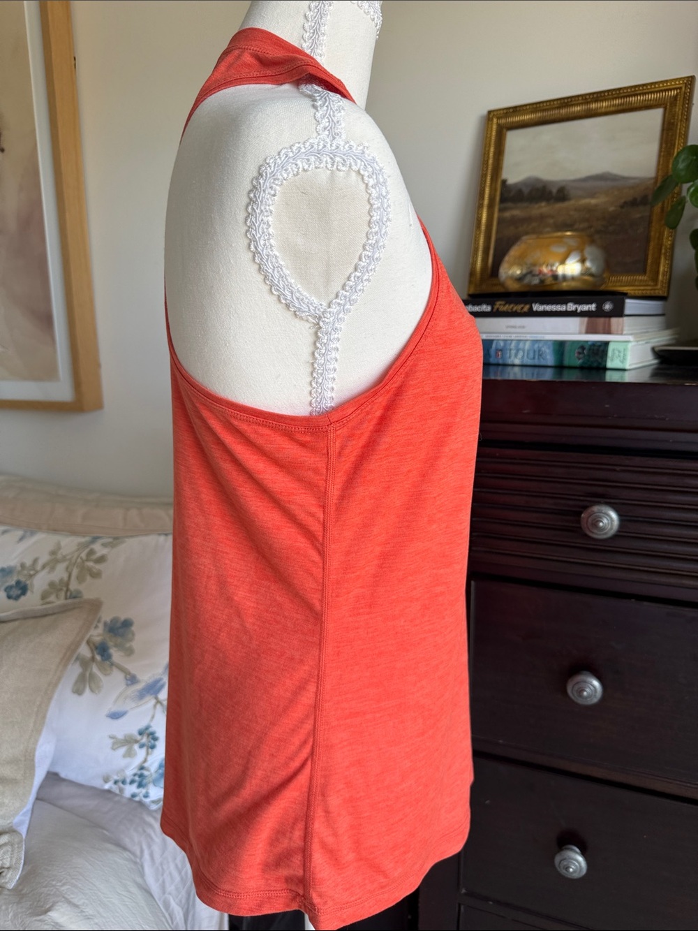 Vuori Racer Back Tank Top - Orange in size Medium - Picture 5 of 5